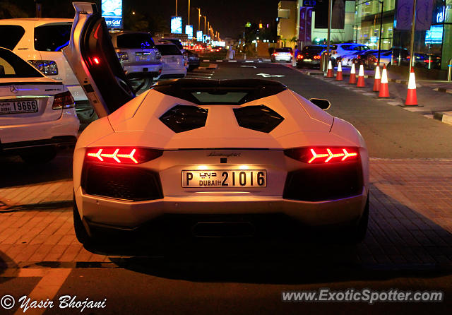 Lamborghini Aventador spotted in Dubai, United Arab Emirates