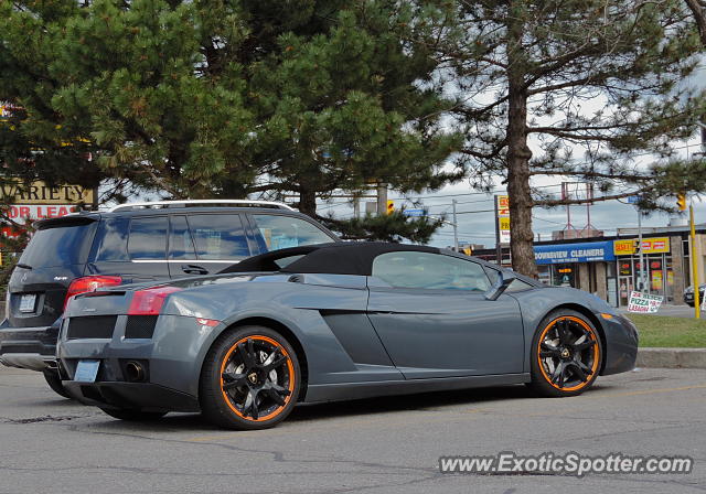 Lamborghini Gallardo spotted in Toronto, Canada