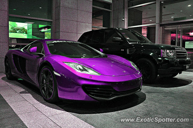 Mclaren MP4-12C spotted in Bukit Bintang KL, Malaysia