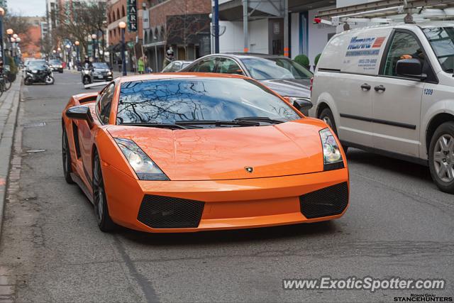 Lamborghini Gallardo spotted in Toronto, Canada