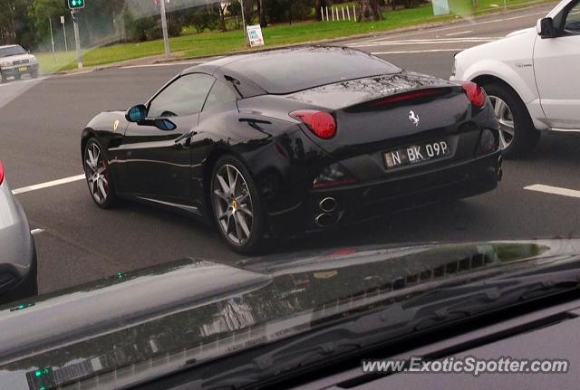 Ferrari California spotted in Sydney, Australia