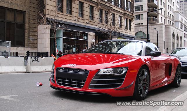 Audi R8 spotted in Montreal, Canada