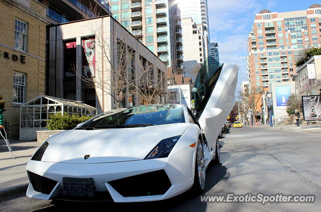 Lamborghini Gallardo spotted in Toronto, Canada