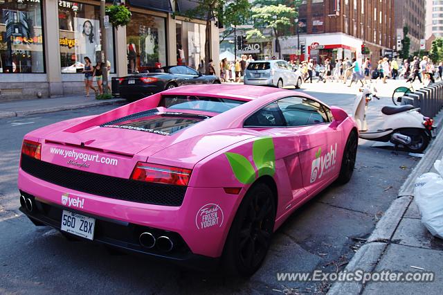 Lamborghini Gallardo spotted in Montreal, Canada