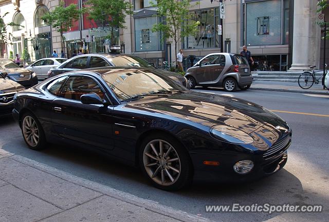 Aston Martin DB7 spotted in Montreal, Canada