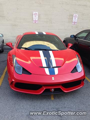 Ferrari 458 Italia spotted in San Francisco, California