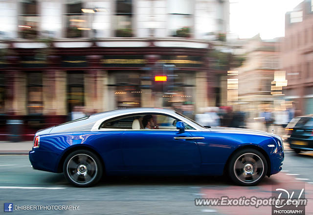 Rolls Royce Wraith spotted in Manchester, United Kingdom