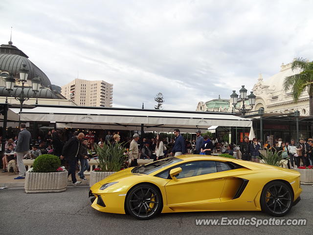 Lamborghini Aventador spotted in Monte carlo, Monaco