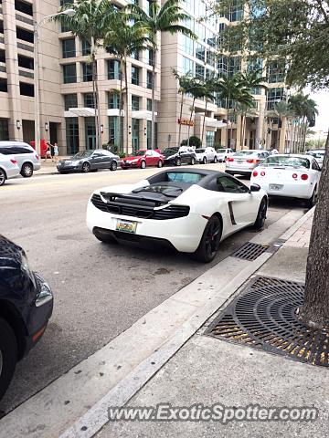 Mclaren MP4-12C spotted in Fort Lauderdale, Florida