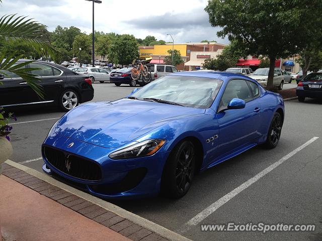 Maserati GranTurismo spotted in Raleigh, North Carolina