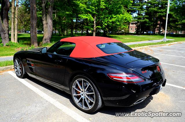 Mercedes SLS AMG spotted in Saratoga, New York