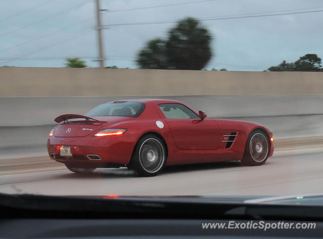 Mercedes SLS AMG spotted in Miami, Florida