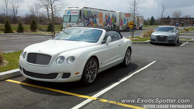 Bentley Continental spotted in Boucherville, Canada