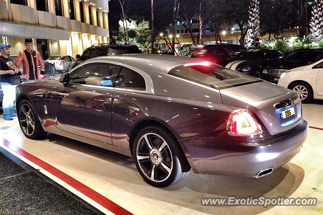 Rolls Royce Wraith spotted in Kuala Lumpur, Malaysia