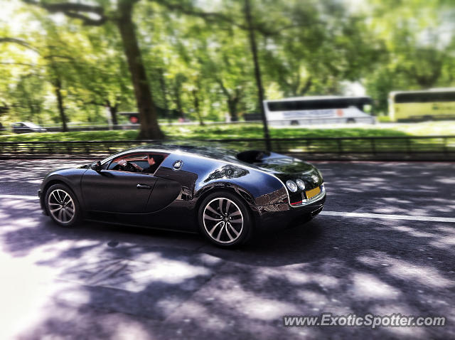 Bugatti Veyron spotted in London, United Kingdom