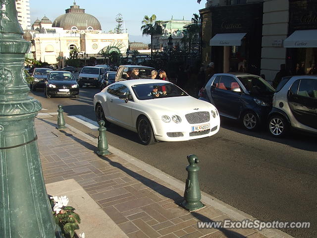 Bentley Continental spotted in Monte Carlo, Monaco