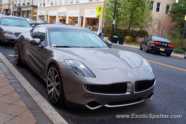 Fisker Karma spotted in Bernardsville, New Jersey