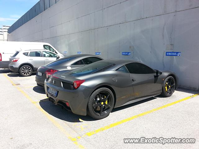 Ferrari 458 Italia spotted in Udine, Italy