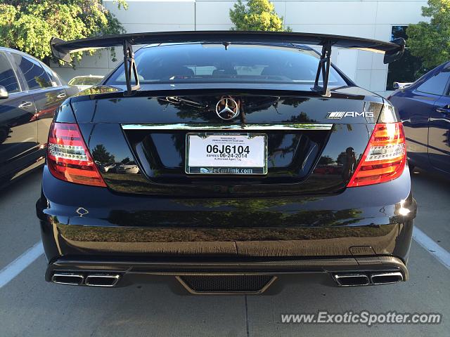 Mercedes C63 AMG Black Series spotted in Dallas, Texas