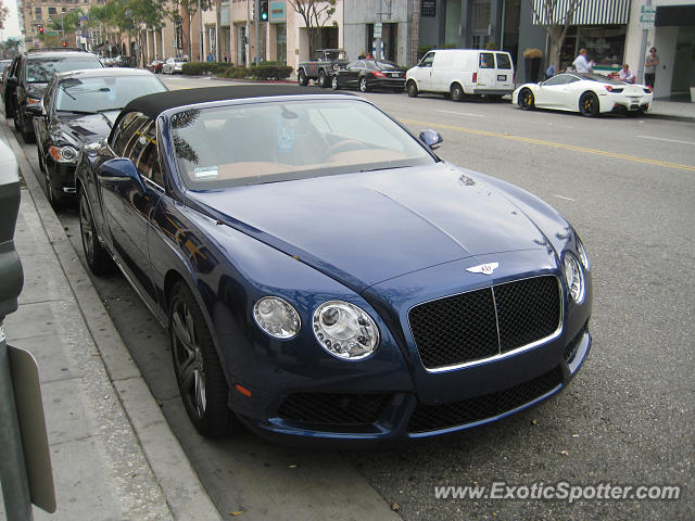 Bentley Continental spotted in Beverly Hills, California