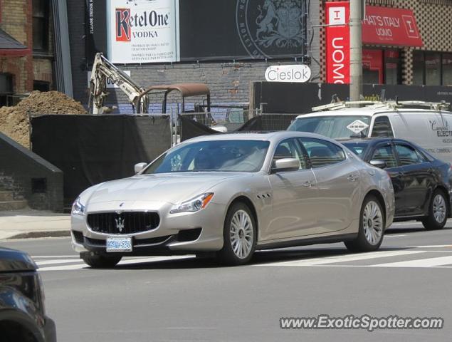 Maserati Quattroporte spotted in Toronto, Canada