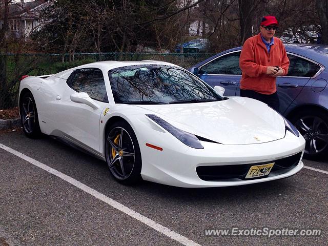 Ferrari 458 Italia spotted in Parsippany, New Jersey