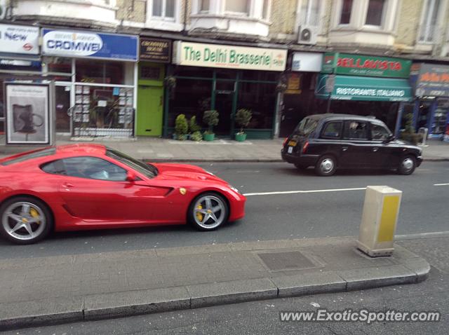 Ferrari 599GTB spotted in London, United Kingdom