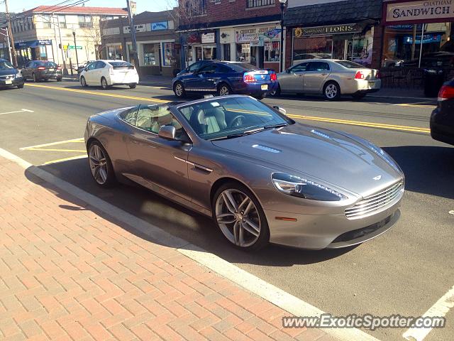 Aston Martin Virage spotted in Chatham, New Jersey