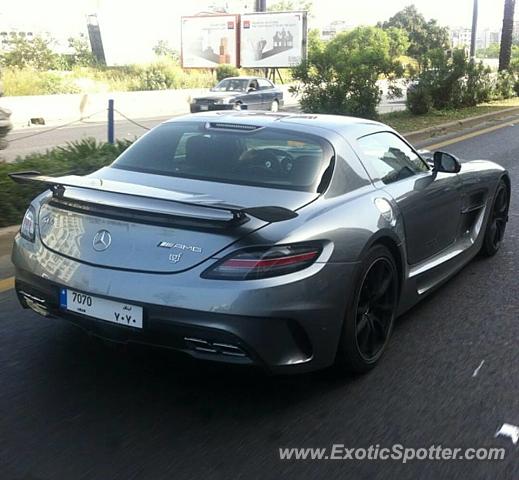 Mercedes SLS AMG spotted in Beirut, Lebanon