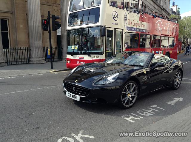 Ferrari California spotted in London, United Kingdom