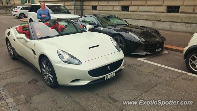 Ferrari California spotted in Zurich, Switzerland