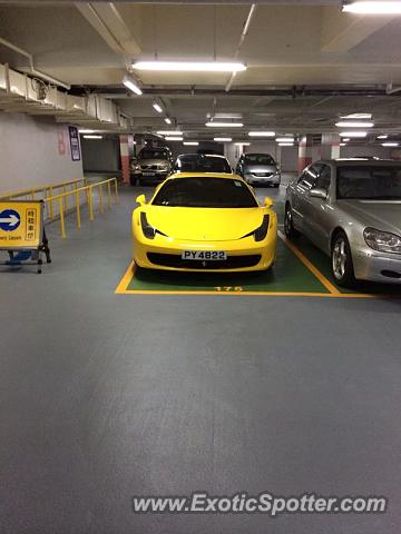 Ferrari 458 Italia spotted in Hong Kong, China