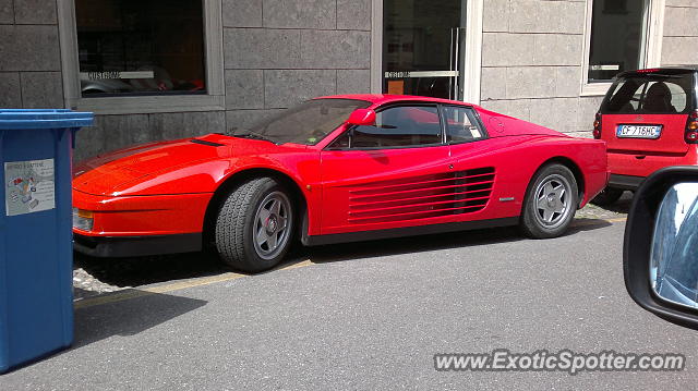 Ferrari Testarossa spotted in Bergamo, Italy