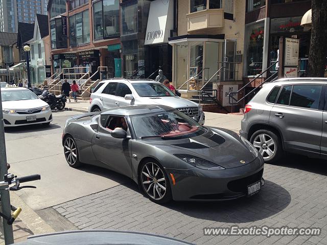 Lotus Evora spotted in Toronto, Canada