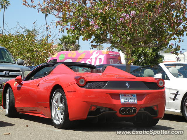 Ferrari 458 Italia spotted in La Jolla, California