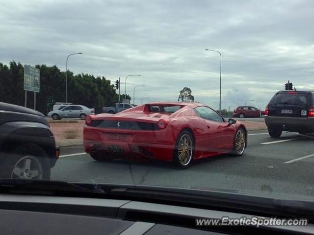 Ferrari 458 Italia spotted in Gold Coast, Australia