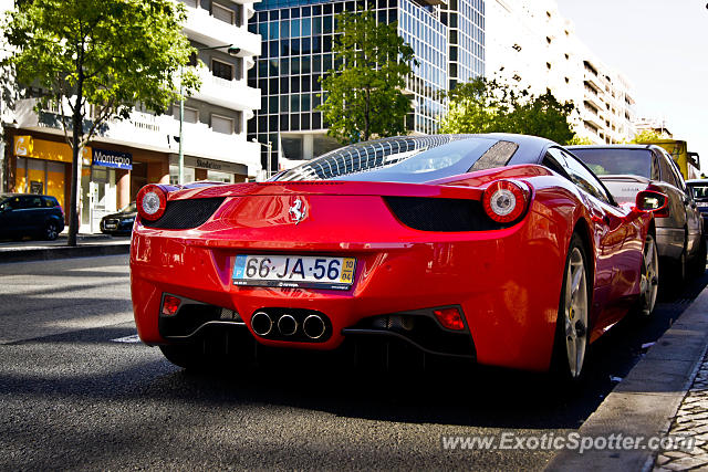 Ferrari 458 Italia spotted in Lisbon, Portugal