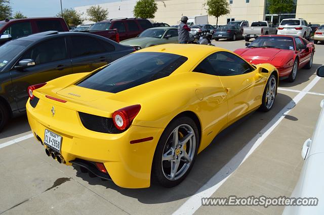 Ferrari 458 Italia spotted in Dallas, Texas