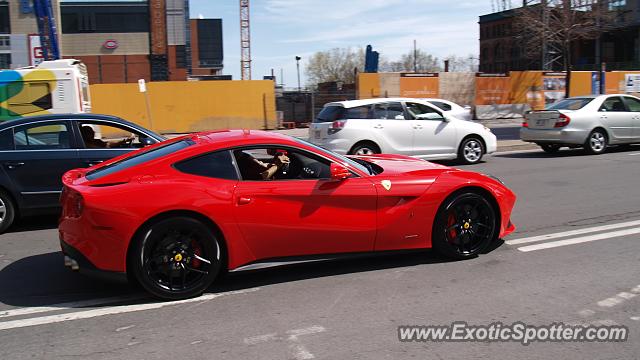 Ferrari F12 spotted in Montreal, Canada