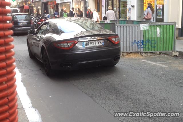 Maserati GranTurismo spotted in Paris, France