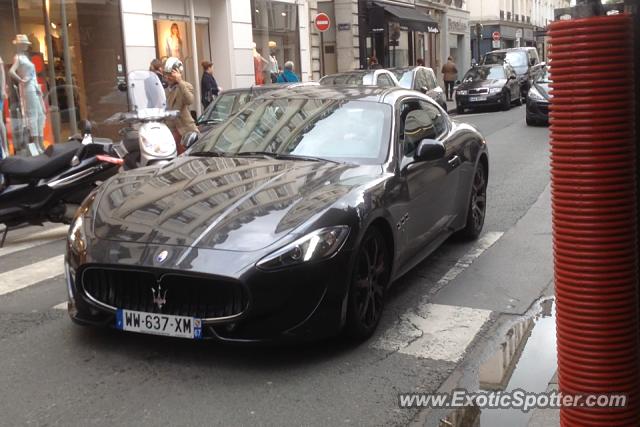 Maserati GranTurismo spotted in Paris, France