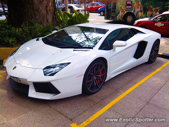 Lamborghini Aventador spotted in Kuala Lumpur, Malaysia