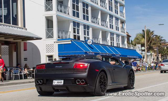 Lamborghini Gallardo spotted in Delray Beach, Florida