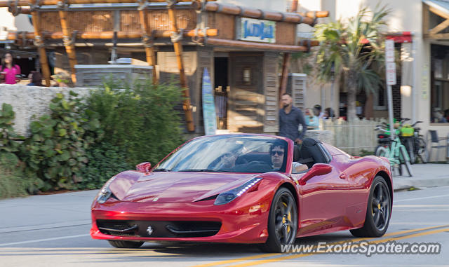 Ferrari 458 Italia spotted in Delray Beach, Florida