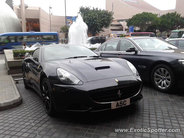 Ferrari California spotted in Hong Kong, China