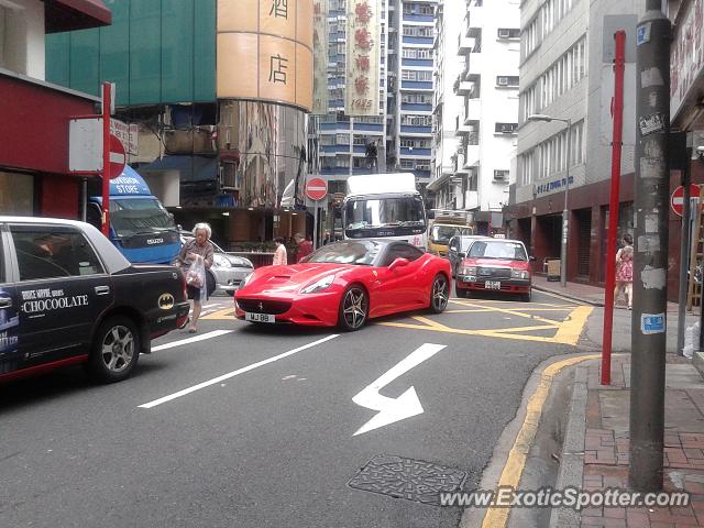 Ferrari California spotted in Hong Kong, China