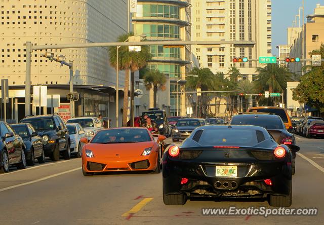 Ferrari 458 Italia spotted in Miami, Florida