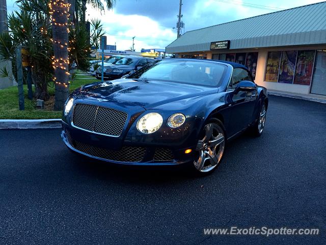 Bentley Continental spotted in Palm Beach, Florida