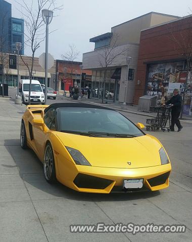 Lamborghini Gallardo spotted in Toronto, Canada