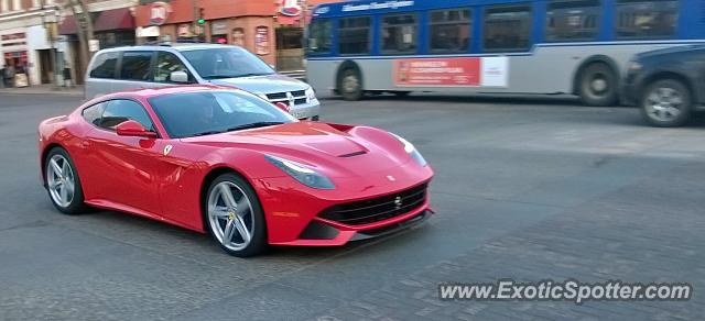 Ferrari F12 spotted in Edmonton, Canada